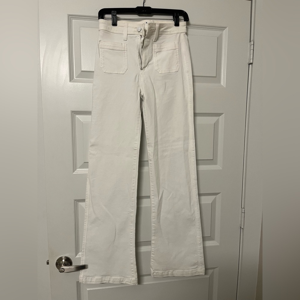 PAIGE Ivory Denim Pants